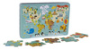 Puzzle XL Apli Kids - Mapa świata 3+