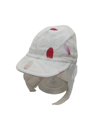 Czapka dziecięca z osłoną na kark Doll