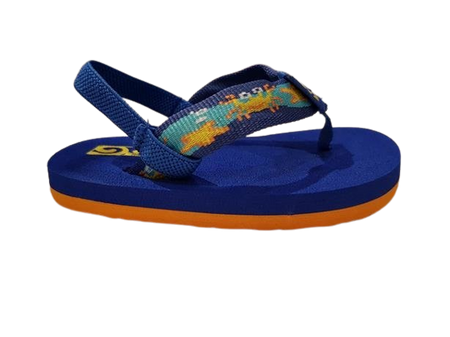 Japonki TEVA Mush II niebieski/pomarańczowy wzór