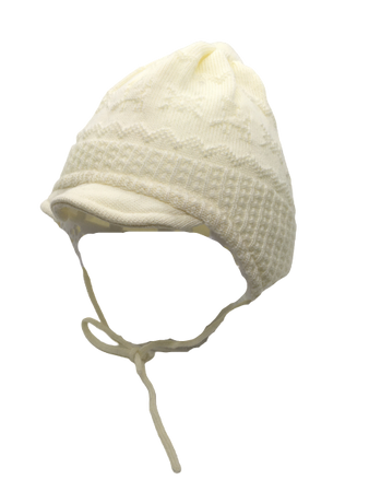 Czapka zimowa przejściowa Maximo Baby z troczkami