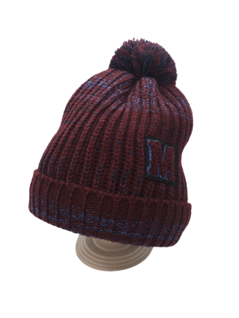 czapka zimowa Maximo Teens Girl ciemny fiolet