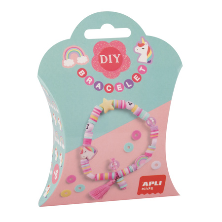 Zestaw do robienia bransoletek DIY Apli Kids - Jednorożec