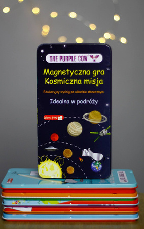 Podróżna gra magnetyczna The Purple Cow - Kosmiczna misja