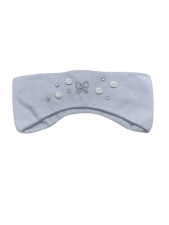 Opaska wiosenna Doll biała