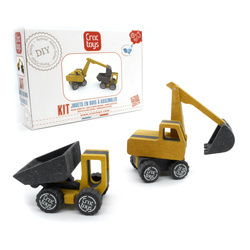 DIY Drewniany pojazd: Marco + Frederik | Croc Toys®