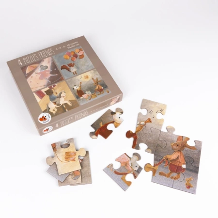 Puzzle Przyjaciele 4 szt/kpl | Egmont Toys®