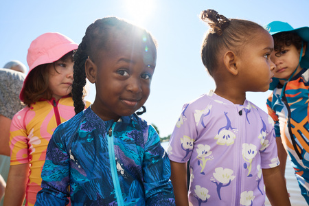 Sunproof overall REIMA Moomin Sandig