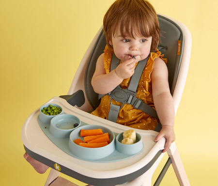 Silikonowy talerz Tiny Tapas Koo-di - Spring Water