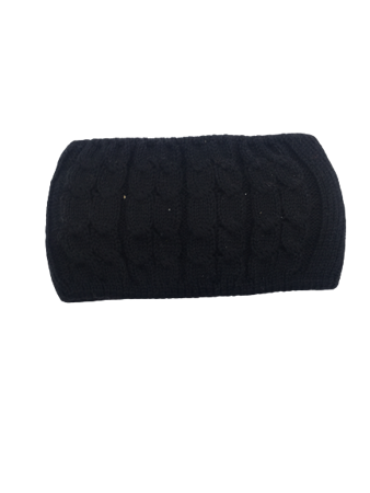 Opaska zimowa jesienna Doll czarny