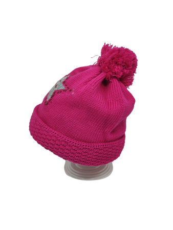 czapka zimowa Maximo Teens Girl ciemny fiolet