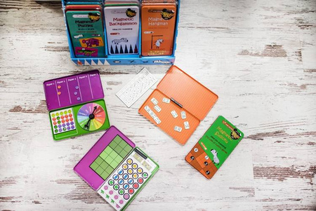 Podróżna gra magnetyczna The Purple Cow - Puzzle Farma