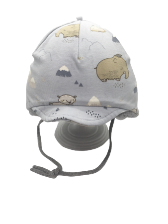 Czapka zimowa przejściowa Maximo Baby z troczkami