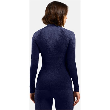 Bielizna termoaktywna z długim rękawem ODLO PERFORMANCE WARM BLACKCOMB BL TOP turtle neck l/s half zip