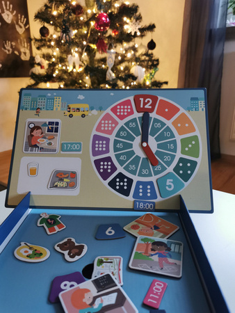 Magnetyczna układanka Apli Kids - Godziny