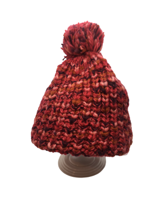 czapka zimowa Maximo Teens Girl ciemny fiolet