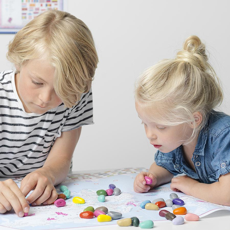 Kredki Crayon Rocks w pudełku 64 sztuki - 16 kolorów