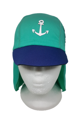 Czapka dziecięca z daszkiem i osłoną na kark Maximo UV