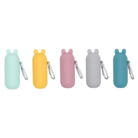 Silikonowa słomka do Bubble Tea w etui We Might Be Tiny - Yellow