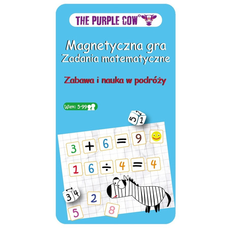 Podróżna gra magnetyczna The Purple Cow - Zadania matematyczne