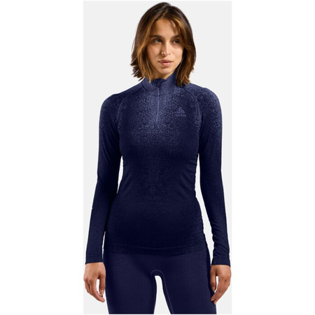 Bielizna termoaktywna z długim rękawem ODLO PERFORMANCE WARM BLACKCOMB BL TOP turtle neck l/s half zip