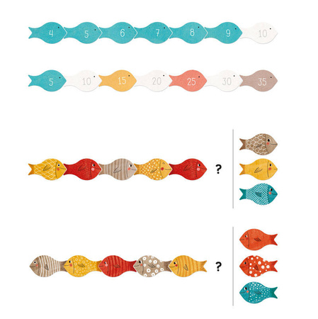 Układanka Wieloryb i rybki | Londji®