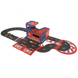 DIY Garaż pit-stopowy i tor wyścigowy | Croc Toys®