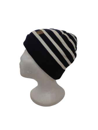Czapka przejściowa, zimowa Maximo Kids w paski