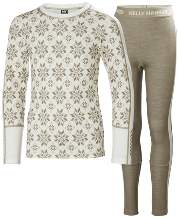 Bielizna termiczna Helly Hansen JR HH GRAPHIC LIFA MERINO SET