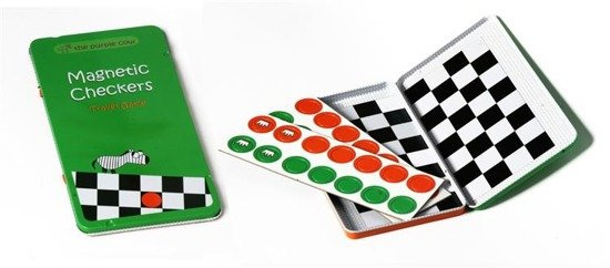 Podróżna gra magnetyczna The Purple Cow - Warcaby