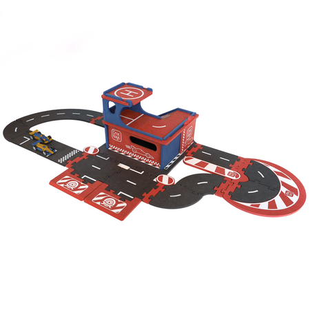 DIY Garaż pit-stopowy i tor wyścigowy | Croc Toys®