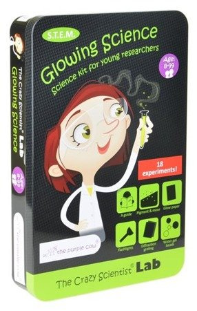 Zestaw do robienia eksperymentów Purple Cow - Świecące w Ciemności