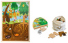 Drewniane puzzle w ramce Apli Kids - Las 4+