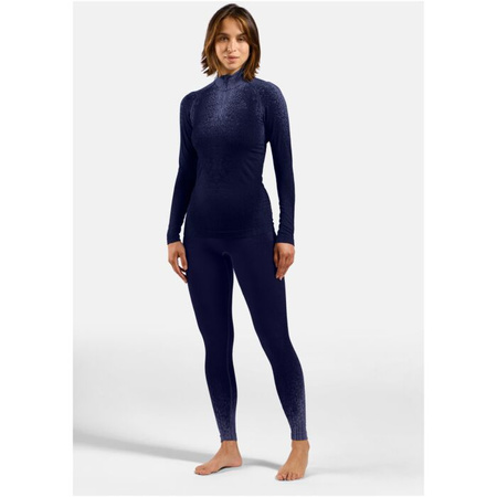 Bielizna termoaktywna z długim rękawem ODLO PERFORMANCE WARM BLACKCOMB BL TOP turtle neck l/s half zip