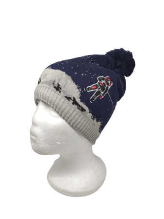 czapka zimowa Maximo Teens Girl ciemny fiolet