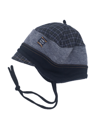 Czapka zimowa przejściowa Maximo Baby z troczkami