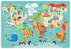 Puzzle XL Apli Kids - Mapa świata 3+