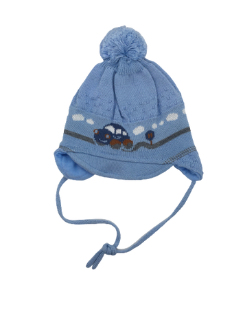 Czapka zimowa przejściowa Maximo Baby z troczkami