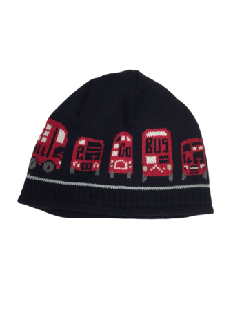 Czapka zimowa przejściowa Maximo Kids ciemny granat