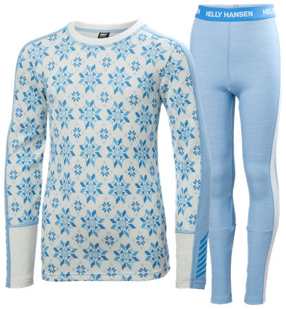 Helly Hansen JR GRAPHIC LIFA MERINO SET Baselayer