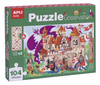 Puzzle obserwacyjne Apli Kids - Zamek 104 el.5+