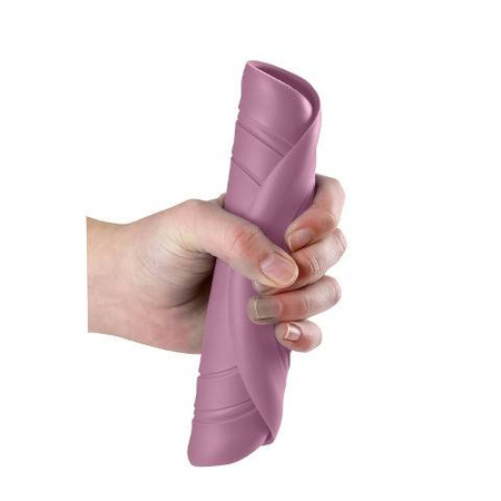 Silikonowy dysk Scrunch - Pudrowy Róż