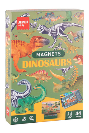 Magnetyczna układanka edukacyjna z kartami Apli Kids - Dino