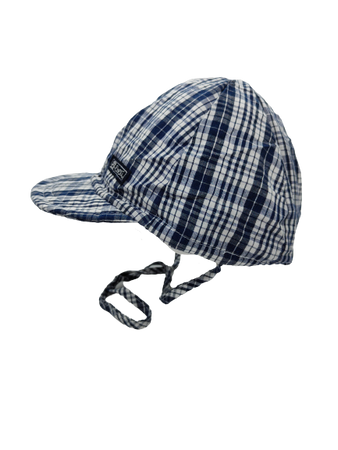 Czapka dziecięca wiosenna Doll z troczkami i daszkiem