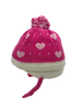 Czapka przejściowa zimowa Maximo Kids z pomponem i troczkami