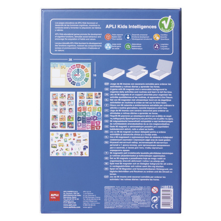 Magnetyczna układanka Apli Kids - Godziny