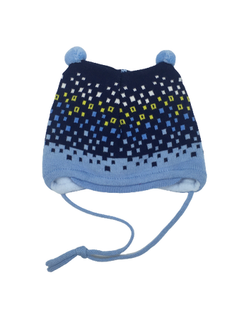 Czapka zimowa przejściowa Maximo Baby z troczkami 