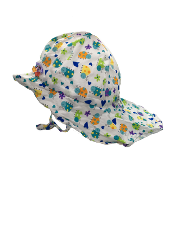 Czapka dziecięca z osłoną na kark Doll UV