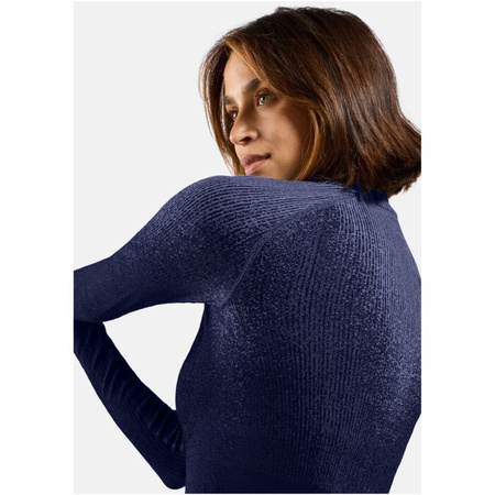 Bielizna termoaktywna z długim rękawem ODLO PERFORMANCE WARM BLACKCOMB BL TOP turtle neck l/s half zip
