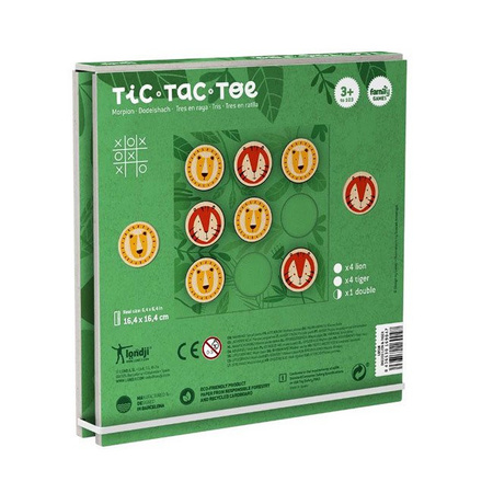 Gra dla dzieci Kółko i Krzyżyk: Lew i Tygrys | Londji®