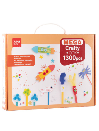 Zestaw artystyczny Mega CRAFTY box Apli Kids